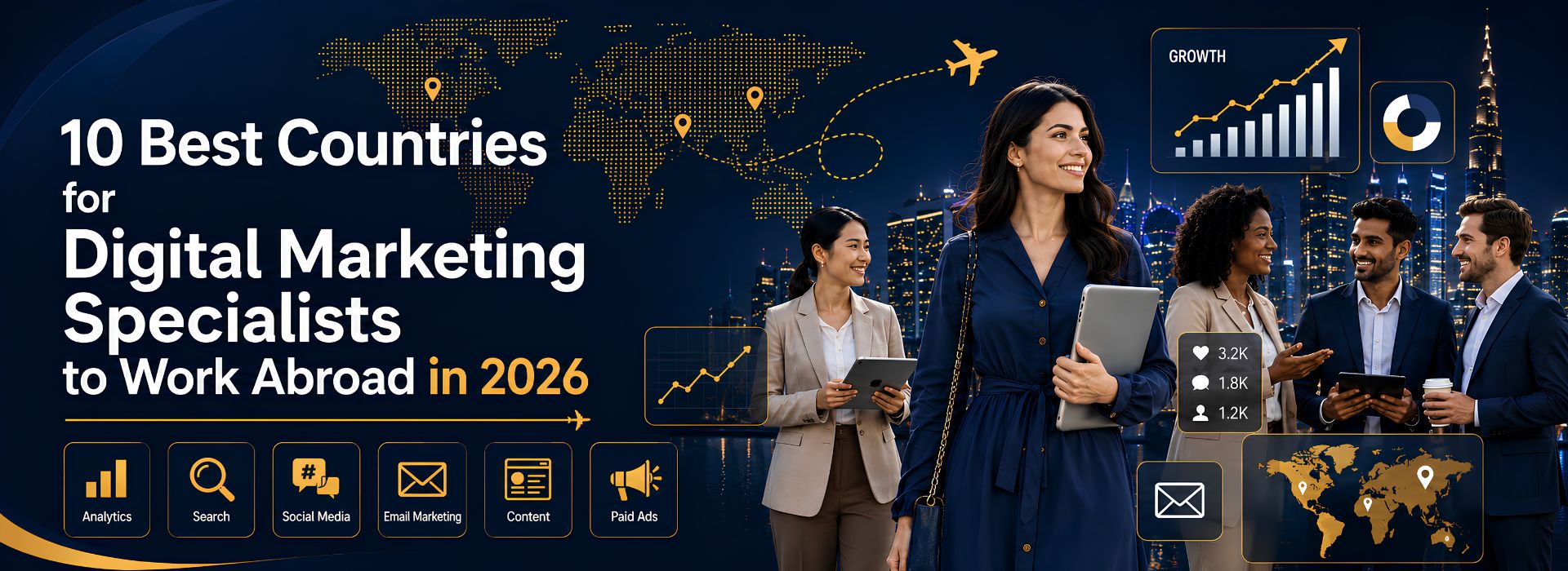10 Best Countries for Digital Marketing Specialists 2