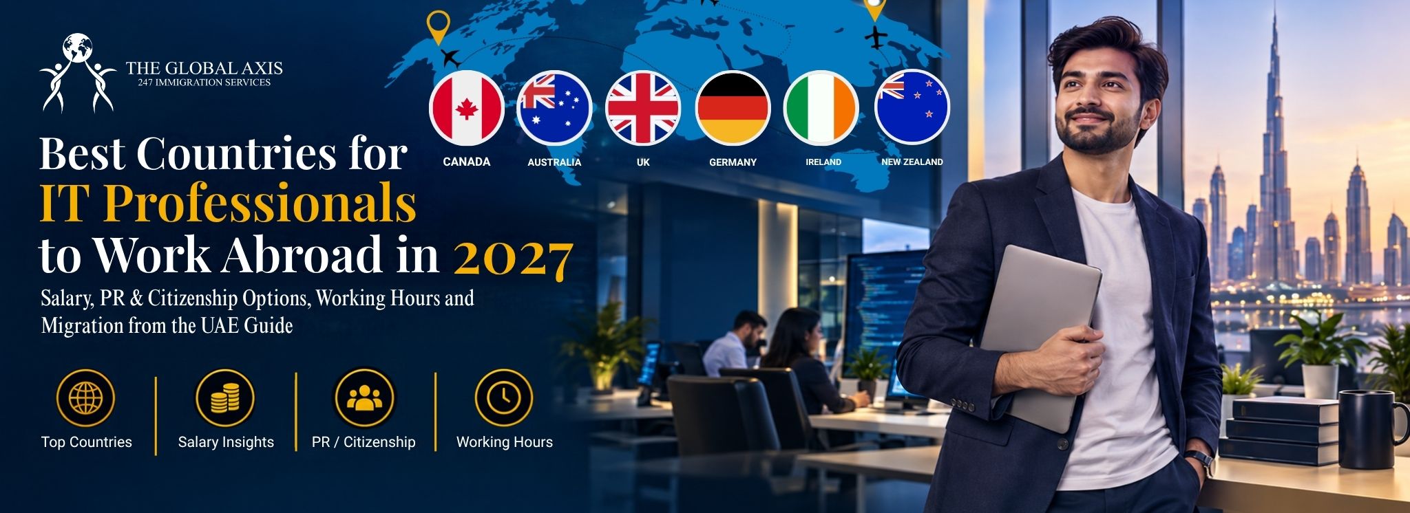 Best countries for IT professionals to work abroad in 2027 from UAE